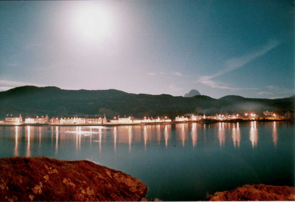 Lochinver by night
